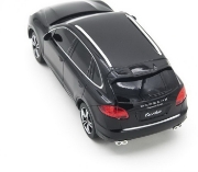 Imagine MASINA CU TELECOMANDA PORSCHE CAYENNE TURBO NEGRU CU SCARA 1 LA 24