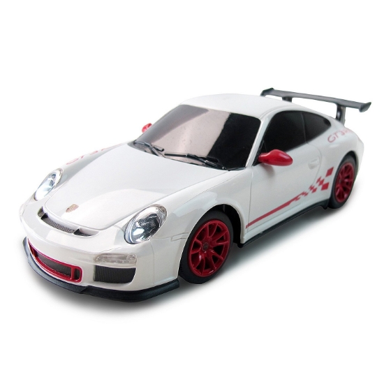 Imagine MASINA CU TELECOMANDA PORSCHE GT3 RS ALB CU SCARA 1 LA 24
