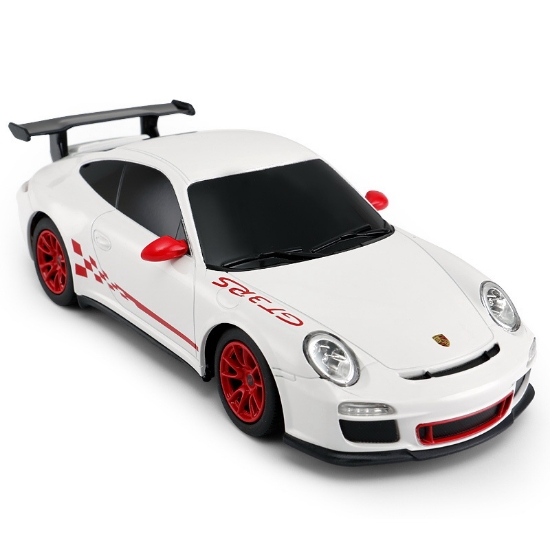 Imagine MASINA CU TELECOMANDA PORSCHE GT3 RS ALB CU SCARA 1 LA 24