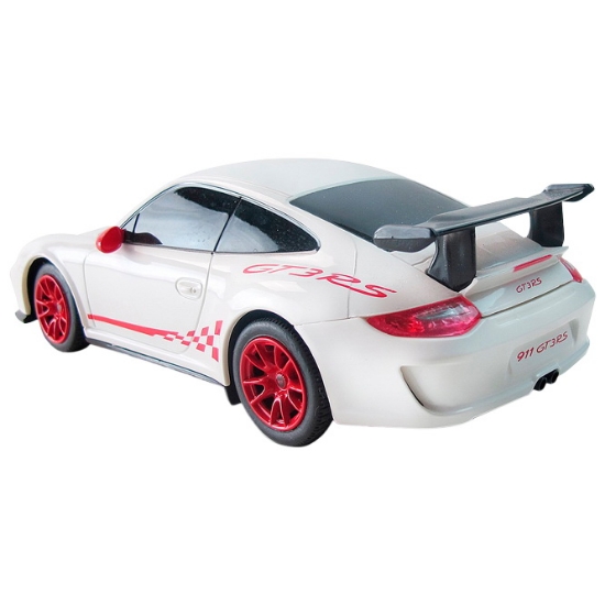 Imagine MASINA CU TELECOMANDA PORSCHE GT3 RS ALB CU SCARA 1 LA 24