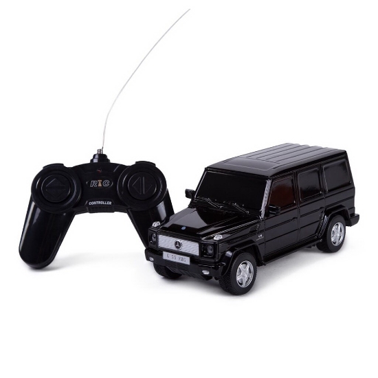 Imagine MASINA CU TELECOMANDA MERCEDES-BENZ G55 NEGRU CU SCARA 1 LA 24
