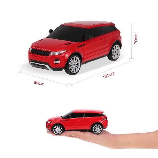 Imagine MASINA CU TELECOMANDA RANGE ROVER EVOQUE ROSU SCARA 1 LA 24
