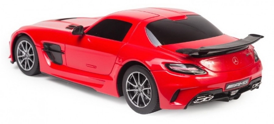 Imagine MASINA CU TELECOMANDA MERCEDES-BENZ SLS AMG ROSU CU SCARA 1 LA 18