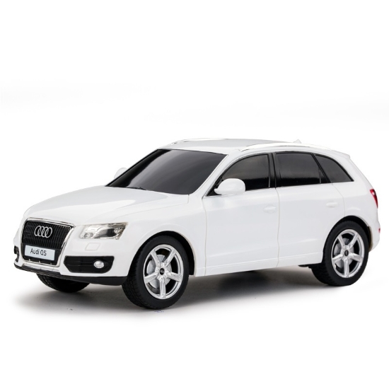 Imagine MASINA CU TELECOMANDA AUDI Q5 ALB CU SCARA 1 LA 24