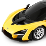 Imagine MASINA CU TELECOMANDA MCLAREN SENNA GALBEN CU SCARA 1 LA 24