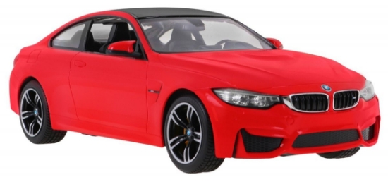 Imagine MASINA CU TELECOMANDA BMW M4 ROSU CU SCARA 1 LA 14