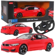 Imagine MASINA CU TELECOMANDA BMW M4 ROSU CU SCARA 1 LA 14