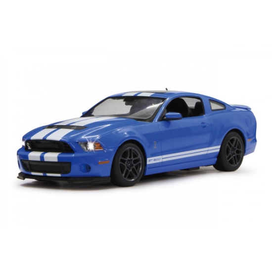 Imagine MASINA CU TELECOMANDA FORD SHELBY GT500 ALBASTRU CU SCARA 1 LA 14