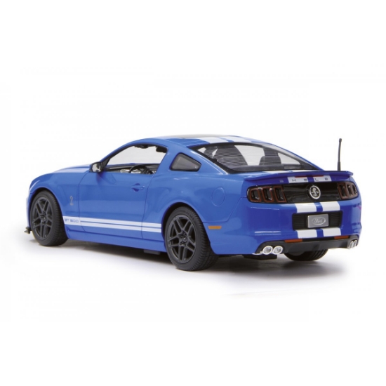 Imagine MASINA CU TELECOMANDA FORD SHELBY GT500 ALBASTRU CU SCARA 1 LA 14