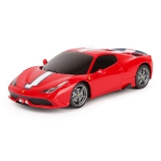 Imagine MASINA CU TELECOMANDA FERRARI 458 SPECIALE ROSU CU SCARA 1 LA 24
