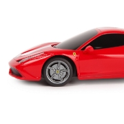 Imagine MASINA CU TELECOMANDA FERRARI 458 SPECIALE ROSU CU SCARA 1 LA 24
