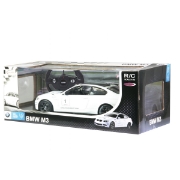 Imagine MASINA CU TELECOMANDA BMW M3 ALB CU SCARA 1 LA 14