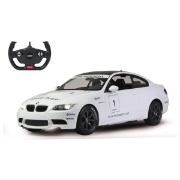 Imagine MASINA CU TELECOMANDA BMW M3 ALB CU SCARA 1 LA 14