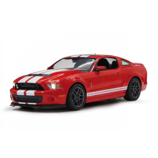Imagine MASINA CU TELECOMANDA FORD SHELBY GT500 ROSU CU SCARA 1 LA 14