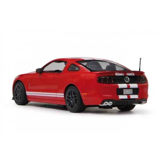 Imagine MASINA CU TELECOMANDA FORD SHELBY GT500 ROSU CU SCARA 1 LA 14