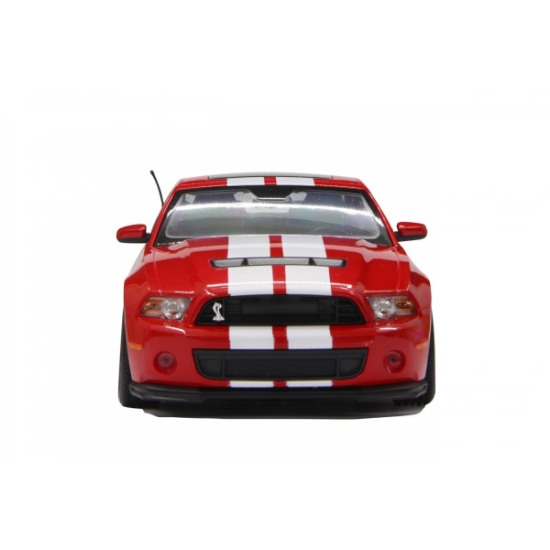 Imagine MASINA CU TELECOMANDA FORD SHELBY GT500 ROSU CU SCARA 1 LA 14