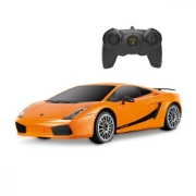 Imagine MASINA CU TELECOMANDA LAMBORGHINI PORTOCALIU CU SCARA 1 LA 24