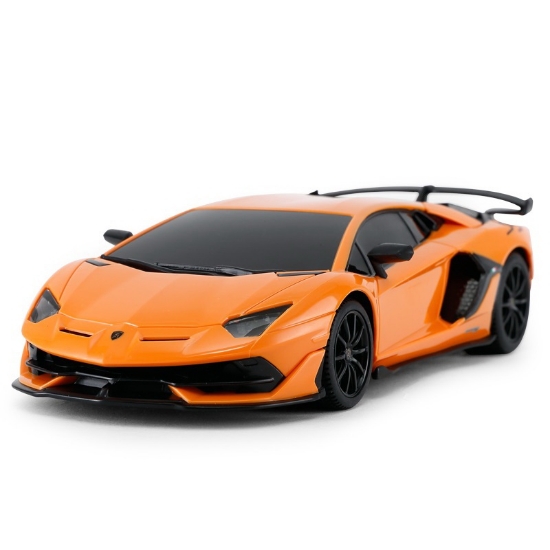 Imagine MASINA CU TELECOMANDA LAMBORGHINI PORTOCALIU CU SCARA 1 LA 24