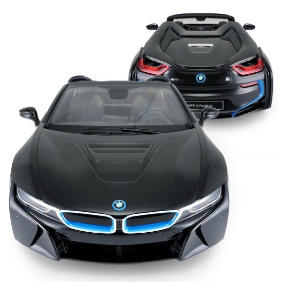 Imagine Mașină cu telecomandă BMW i8 negru, scară 1:12