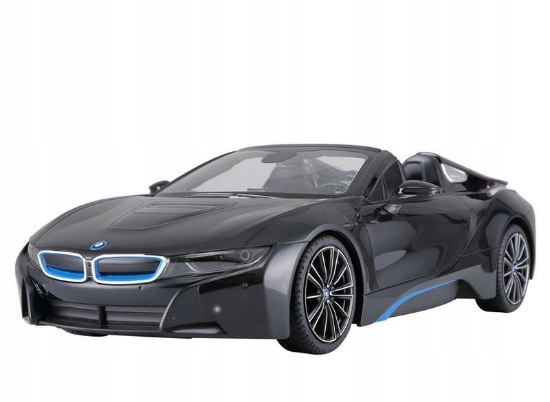 Imagine Mașină cu telecomandă BMW i8 negru, scară 1:12
