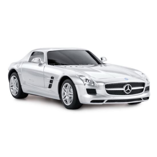 Imagine MASINA CU TELECOMANDA MERCEDES-BENZ SLS AMG ARGINTIE SCARA 1 LA 24