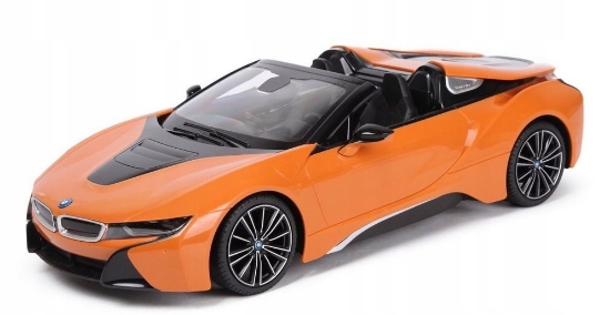 Imagine MASINA CU TELECOMANDA BMW I8 PORTOCALIE SCARA 1 LA 12