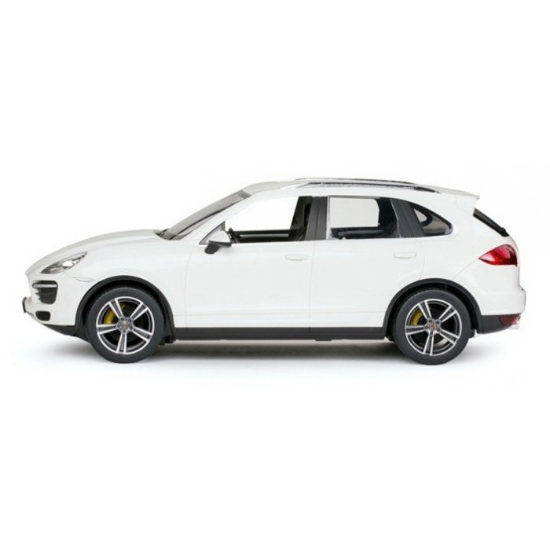 Imagine MASINA CU TELECOMANDA PORSCHE CAYENNE TURBO ALB CU SCARA 1 LA 14