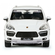 Imagine MASINA CU TELECOMANDA PORSCHE CAYENNE TURBO ALB CU SCARA 1 LA 14