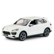 Imagine MASINA CU TELECOMANDA PORSCHE CAYENNE TURBO ALB CU SCARA 1 LA 14