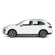 Imagine MASINA CU TELECOMANDA PORSCHE CAYENNE TURBO ALB CU SCARA 1 LA 14