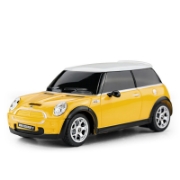 Imagine MASINA CU TELECOMANDA MINI COOPER GALBENA CU SCARA 1 LA 24