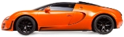 Imagine MASINA CU TELECOMANDA BUGATTI GRAND SPORT VITESSE PORTOCALIE CU SCARA 1 LA 18