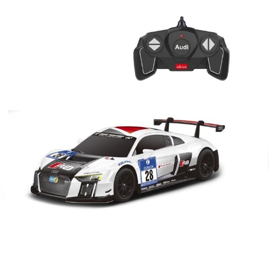 Imagine MASINA CU TELECOMANDA AUDI R8 LMS PERFORMANCE ALB SCARA 1 LA 18