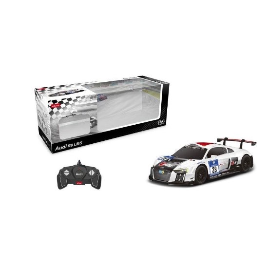 Imagine Mașină cu telecomandă Audi R8 LMS Performance alb, scară 1:18