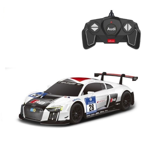 Imagine Mașină cu telecomandă Audi R8 LMS Performance alb, scară 1:18