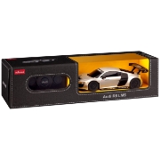Imagine MASINA CU TELECOMANDA AUDI R8 ARGINTIU CU SCARA 1 LA 24