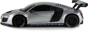 Imagine MASINA CU TELECOMANDA AUDI R8 ARGINTIU CU SCARA 1 LA 24