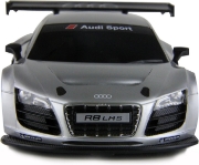 Imagine MASINA CU TELECOMANDA AUDI R8 ARGINTIU CU SCARA 1 LA 24