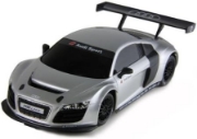 Imagine MASINA CU TELECOMANDA AUDI R8 ARGINTIU CU SCARA 1 LA 24