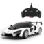 Imagine MASINA CU TELECOMANDA MCLAREN SENNA ALB CU SCARA 1 LA 18