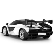 Imagine MASINA CU TELECOMANDA MCLAREN SENNA ALB CU SCARA 1 LA 18