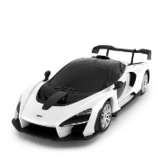 Imagine MASINA CU TELECOMANDA MCLAREN SENNA ALB CU SCARA 1 LA 18