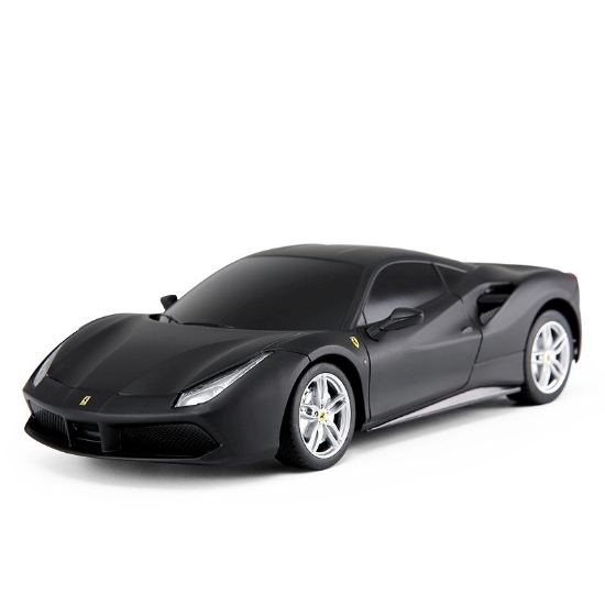 Imagine MASINA CU TELECOMANDA FERRARI 488 GTB NEGRU SCARA 1 LA 24