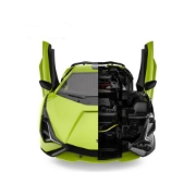 Imagine MASINUTA CONSTRUIBILA CU TELECOMANDA LAMBORGHINI SIAN FKP 37 SCARA 1 LA 18