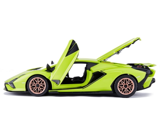 Imagine MASINUTA CONSTRUIBILA CU TELECOMANDA LAMBORGHINI SIAN FKP 37 SCARA 1 LA 18