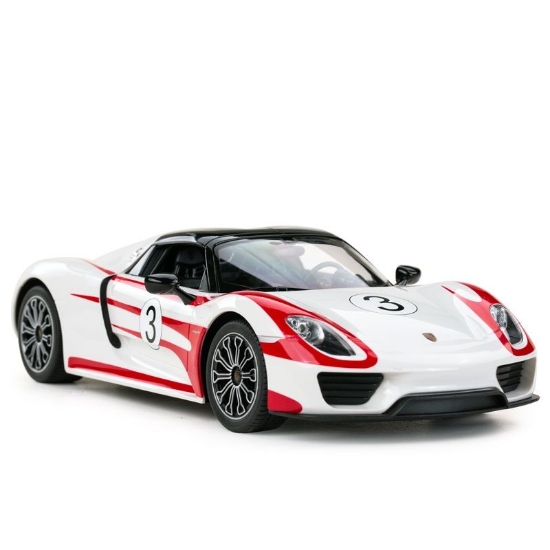 Imagine MASINA CU TELECOMANDA PORSCHE 918 SPYDER WEISSACH ALB SCARA 1 LA 14