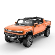 Imagine MASINA CU TELECOMANDA GMC HUMMER EV PORTOCALIU SCARA 1 LA 16