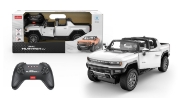 Imagine MASINA CU TELECOMANDA GMC HUMMER EV ALB SCARA 1 LA 16