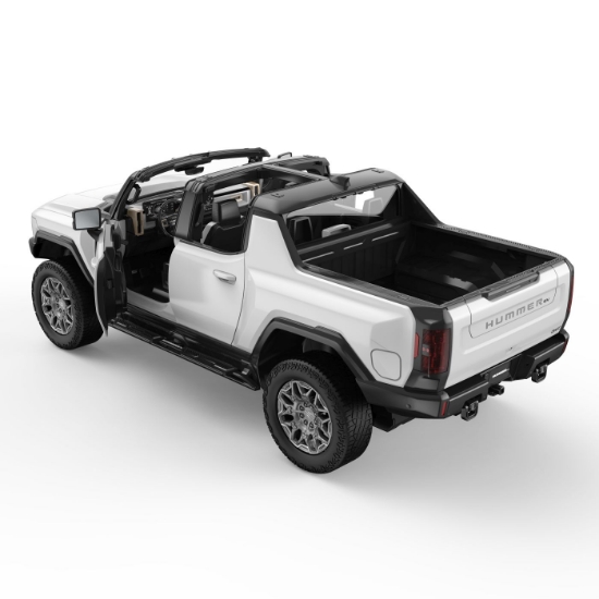 Imagine MASINA CU TELECOMANDA GMC HUMMER EV ALB SCARA 1 LA 16