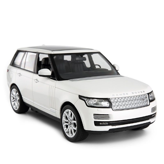 Imagine MASINA CU TELECOMANDA RANGE ROVER ALB SCARA 1 LA 14
